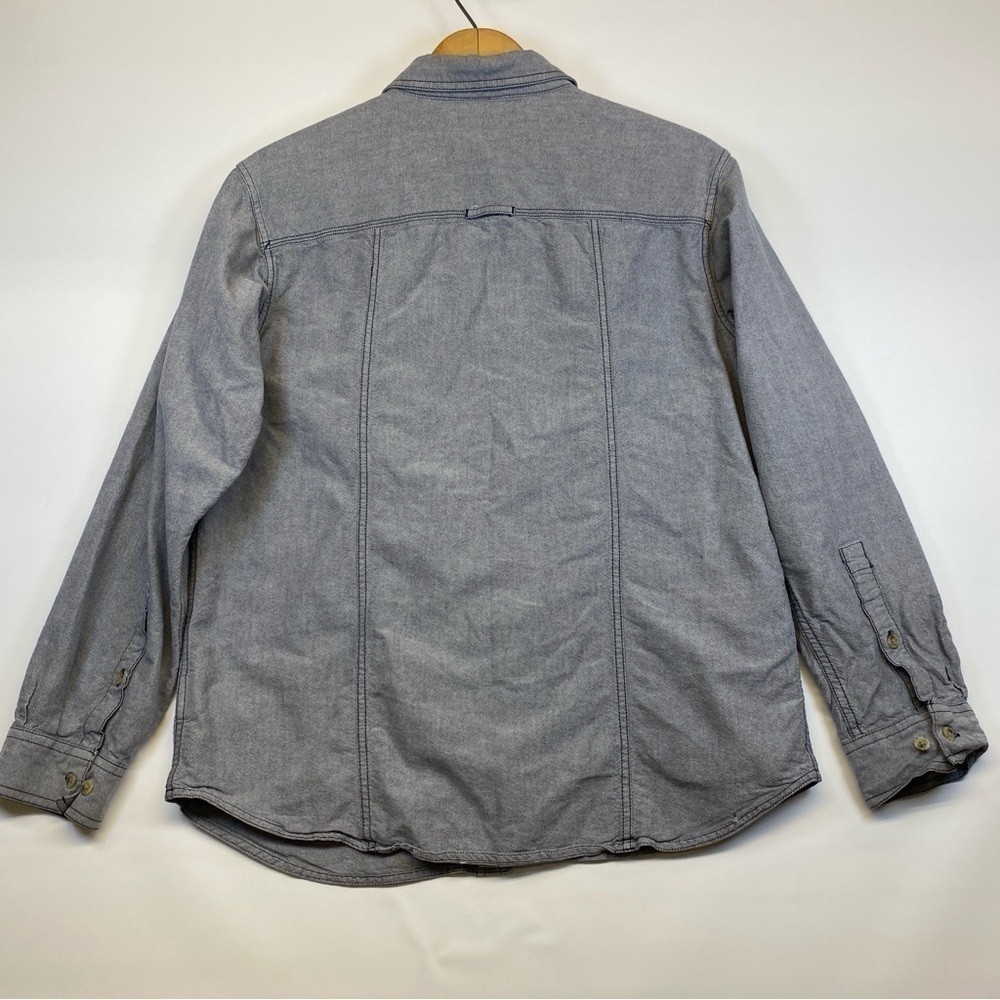 Columbia Sportswear Mens Adult Large Blue One Pocket Shirt Casual - Picture 9 of 9